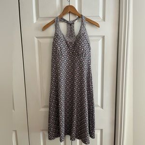 prAna cali athletic dress. Cool, stretchy, comfortable with built-in bra. Med.